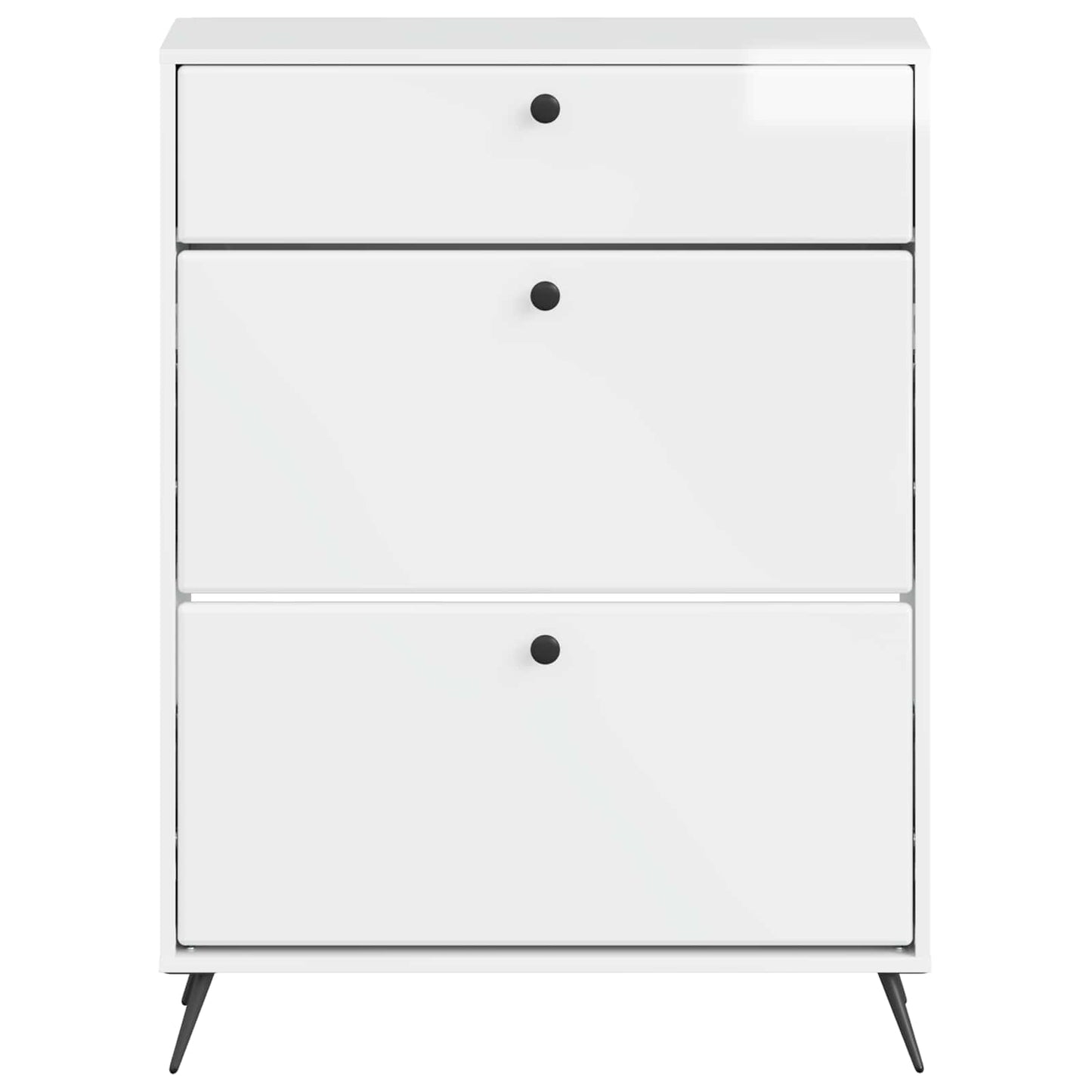 vidaXL Shoe Cabinet BREDA 78 x 24 x 103 cm Engineered Wood