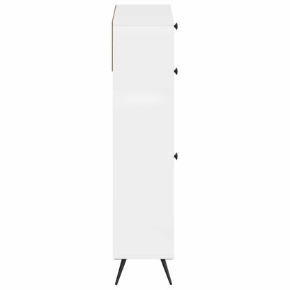 vidaXL Shoe Cabinet BREDA 78 x 24 x 103 cm Engineered Wood