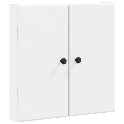 vidaXL Dartboard Cabinet BREDA White 52.5 x 10.5 x 53.5 cm