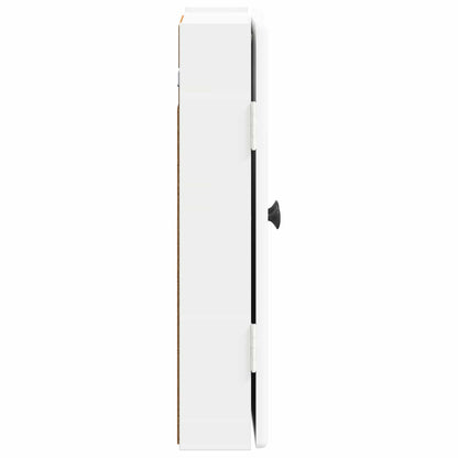 vidaXL Dartboard Cabinet BREDA White 52.5 x 10.5 x 53.5 cm