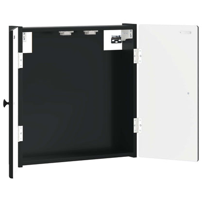 vidaXL Dartboard Cabinet BREDA Black 52.5 x 10.5 x 53.5 cm
