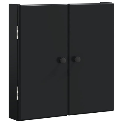 vidaXL Dartboard Cabinet BREDA Black 52.5 x 10.5 x 53.5 cm