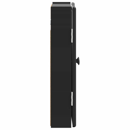 vidaXL Dartboard Cabinet BREDA Black 52.5 x 10.5 x 53.5 cm