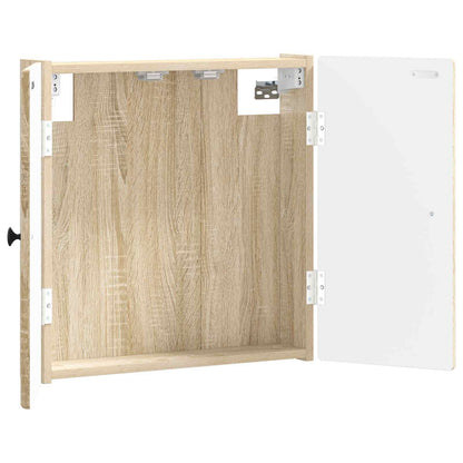 vidaXL Dartboard Cabinet BREDA Sonoma Oak 52.5 x 10.5 x 53.5 cm