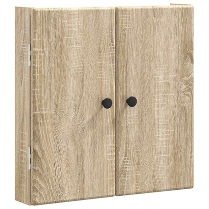 vidaXL Dartboard Cabinet BREDA Sonoma Oak 52.5 x 10.5 x 53.5 cm