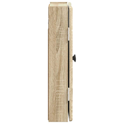 vidaXL Dartboard Cabinet BREDA Sonoma Oak 52.5 x 10.5 x 53.5 cm