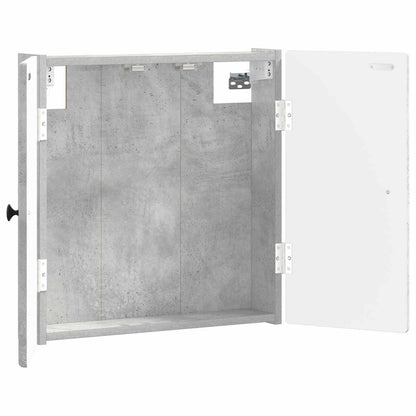 vidaXL Dartboard Cabinet BREDA Concrete Grey 52.5 x 10.5 x 53.5 cm