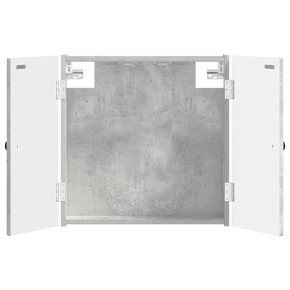 vidaXL Dartboard Cabinet BREDA Concrete Grey 52.5 x 10.5 x 53.5 cm
