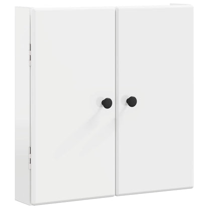 vidaXL Dartboard Cabinet BREDA High Gloss White 52.5 x 10.5 x 53.5 cm