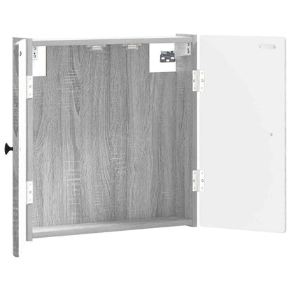 vidaXL Dartboard Cabinet BREDA Grey Sonoma 52.5 x 10.5 x 53.5 cm