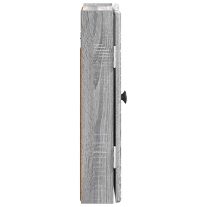vidaXL Dartboard Cabinet BREDA Grey Sonoma 52.5 x 10.5 x 53.5 cm