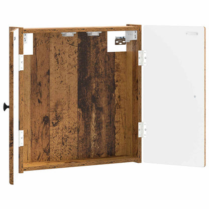 vidaXL Dartboard Cabinet BREDA Old Wood 52.5 x 10.5 x 53.5 cm