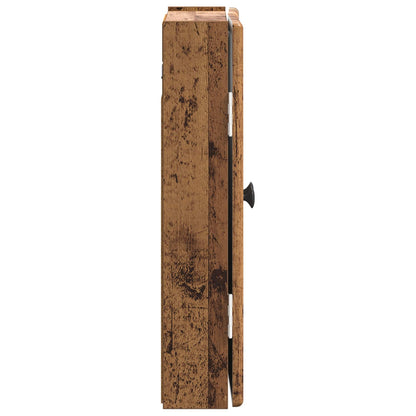 vidaXL Dartboard Cabinet BREDA Old Wood 52.5 x 10.5 x 53.5 cm