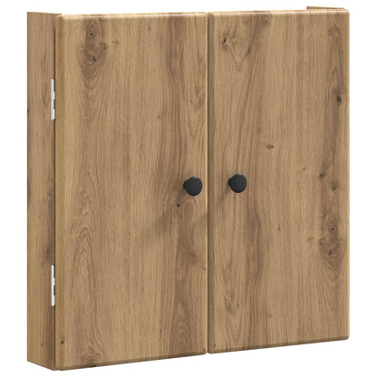vidaXL Dartboard Cabinet BREDA Artisan Oak 52.5 x 10.5 x 53.5 cm