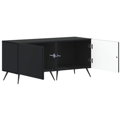 vidaXL TV Cabinet Black Engineered Wood