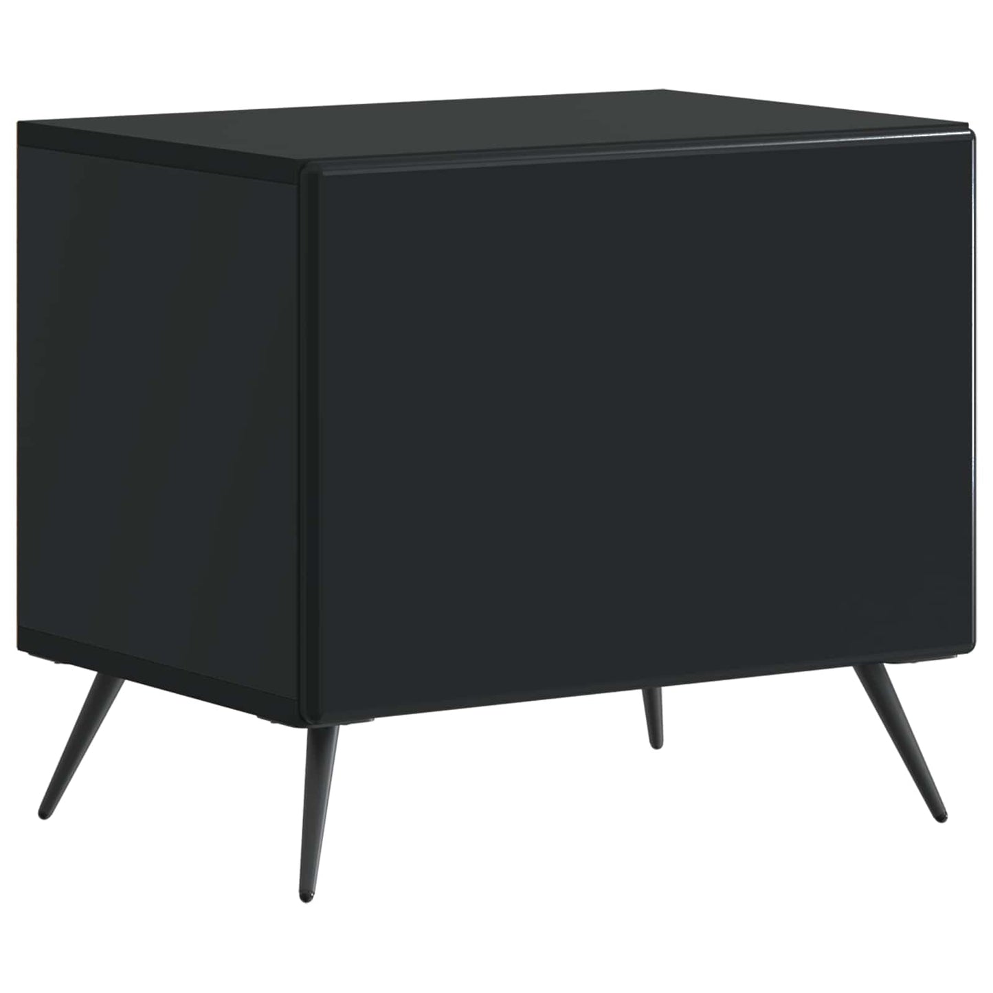 vidaXL TV Cabinet Black Engineered Wood