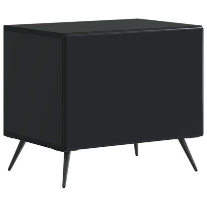vidaXL TV Cabinet Black Engineered Wood