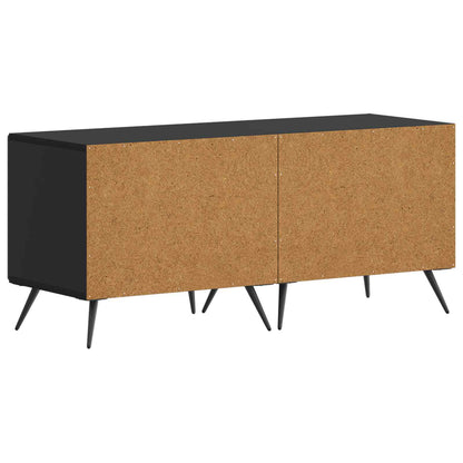 vidaXL TV Cabinet Black Engineered Wood