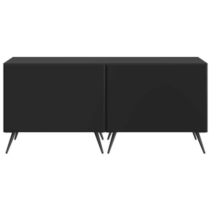 vidaXL TV Cabinet Black Engineered Wood