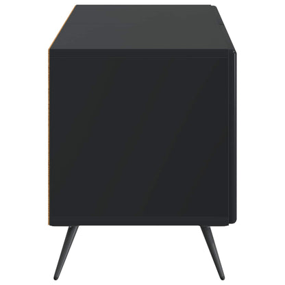 vidaXL TV Cabinet Black Engineered Wood