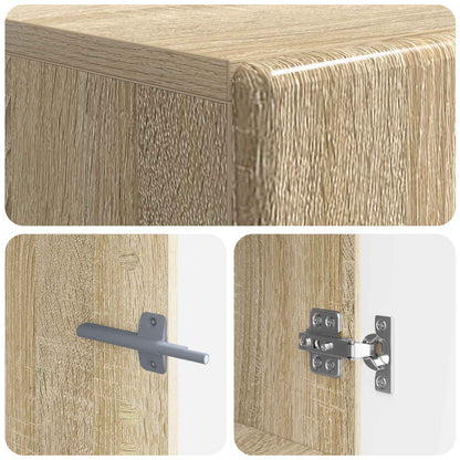 vidaXL TV Cabinet Sonoma Oak Engineered Wood