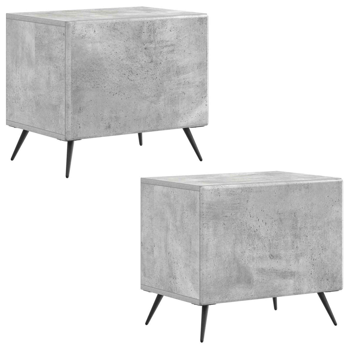 vidaXL TV Cabinet Concrete Grey Engineered Wood