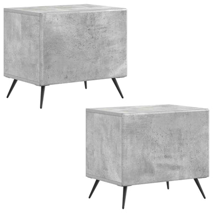 vidaXL TV Cabinet Concrete Grey Engineered Wood