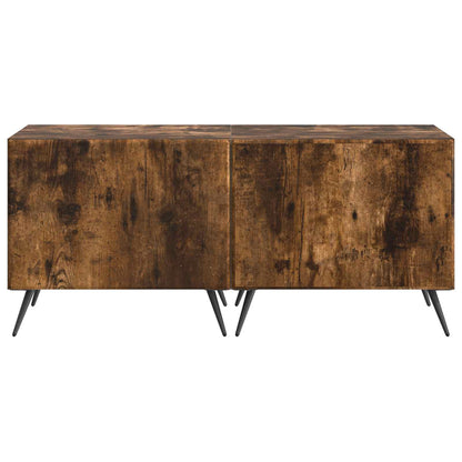 vidaXL TV Cabinet Smoked Oak Engineered Wood