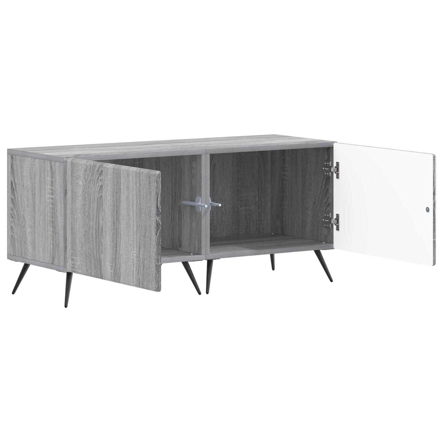 vidaXL TV Cabinet Grey Sonoma Engineered Wood