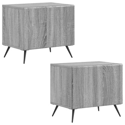 vidaXL TV Cabinet Grey Sonoma Engineered Wood