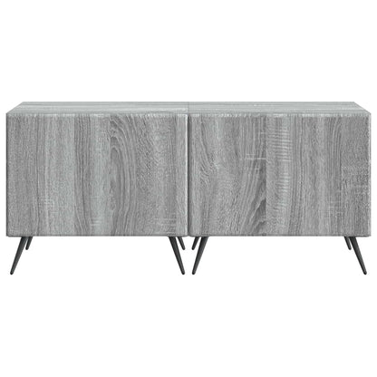 vidaXL TV Cabinet Grey Sonoma Engineered Wood