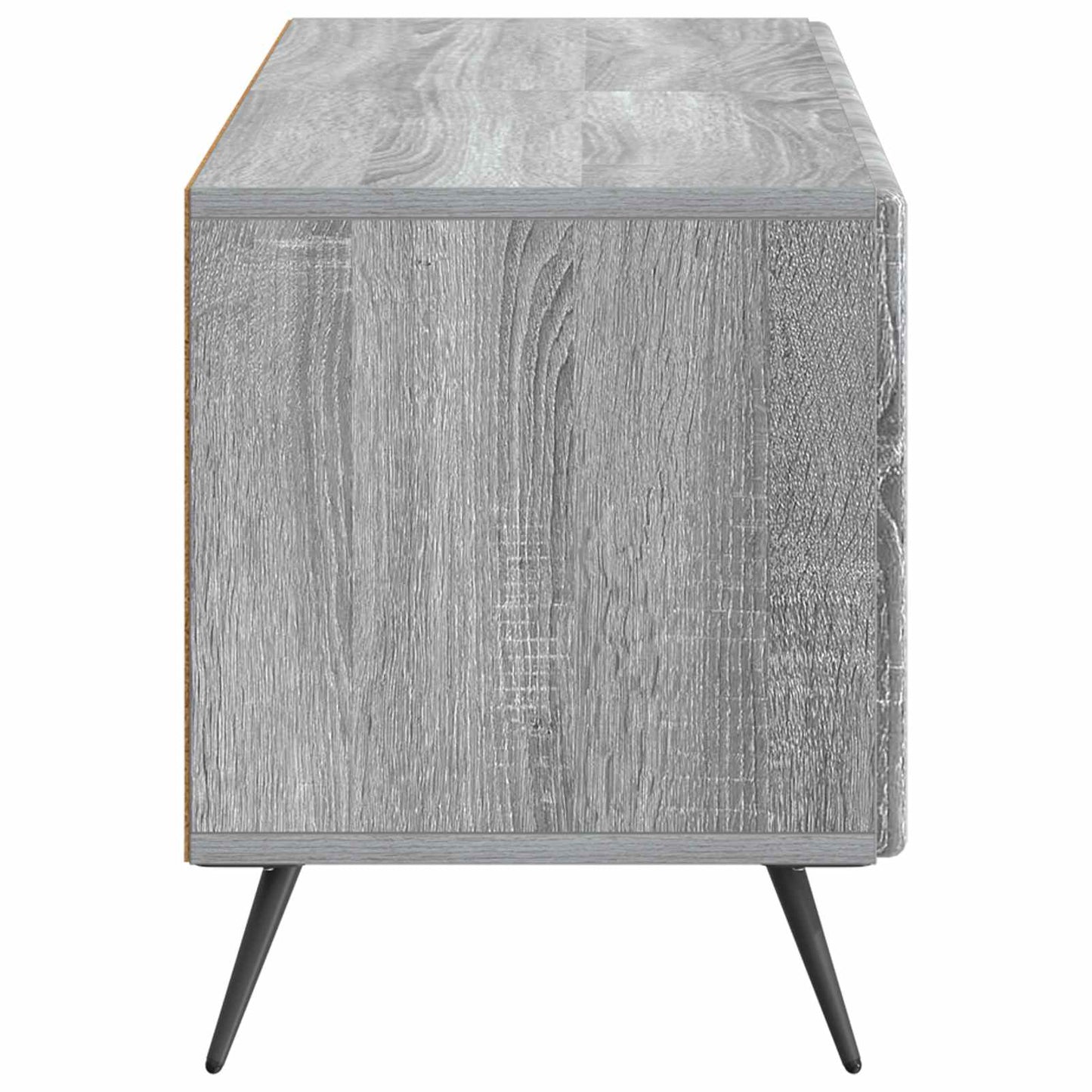 vidaXL TV Cabinet Grey Sonoma Engineered Wood