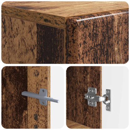 vidaXL TV Cabinet Old Wood Engineered Wood