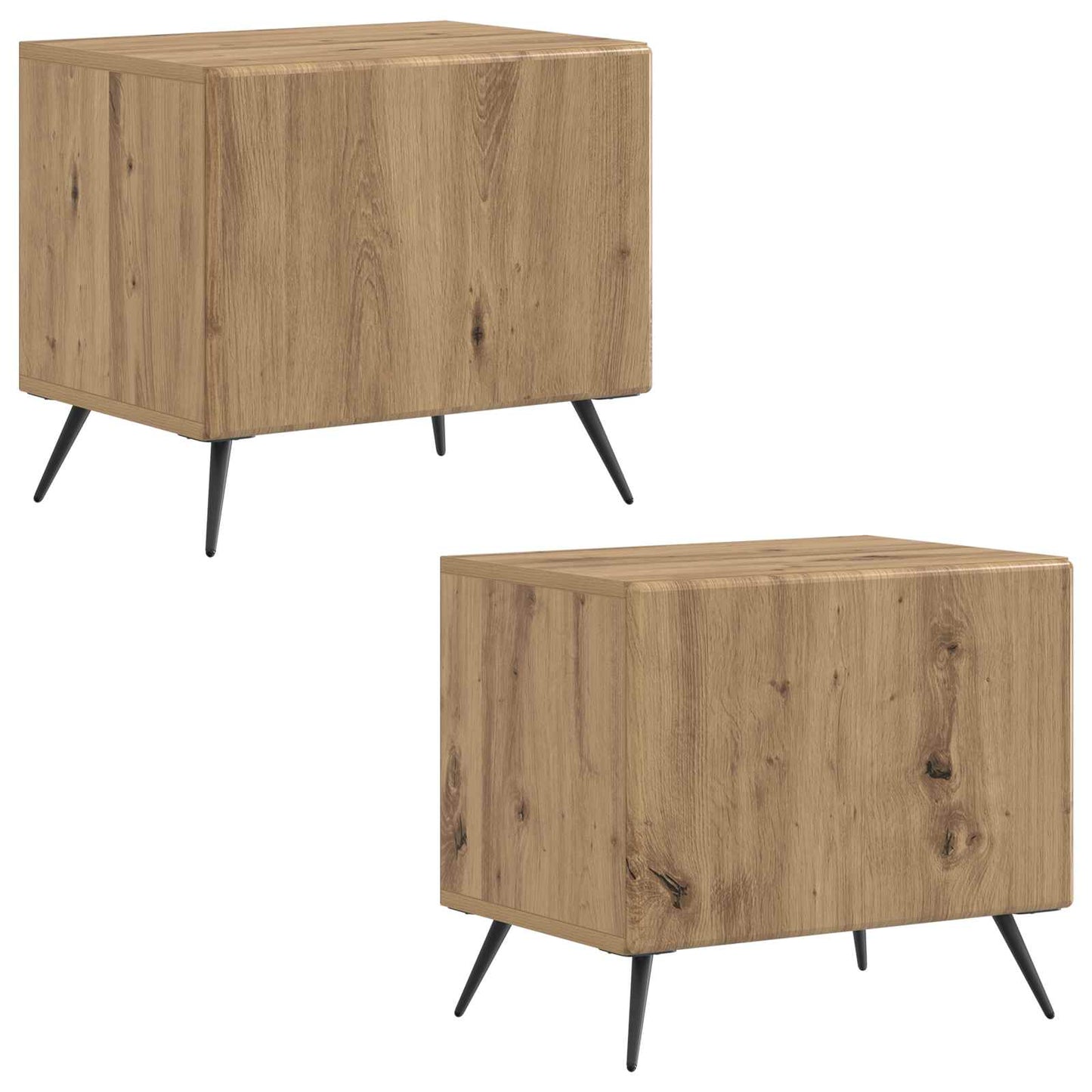 vidaXL TV Cabinet Artisan Oak Engineered Wood