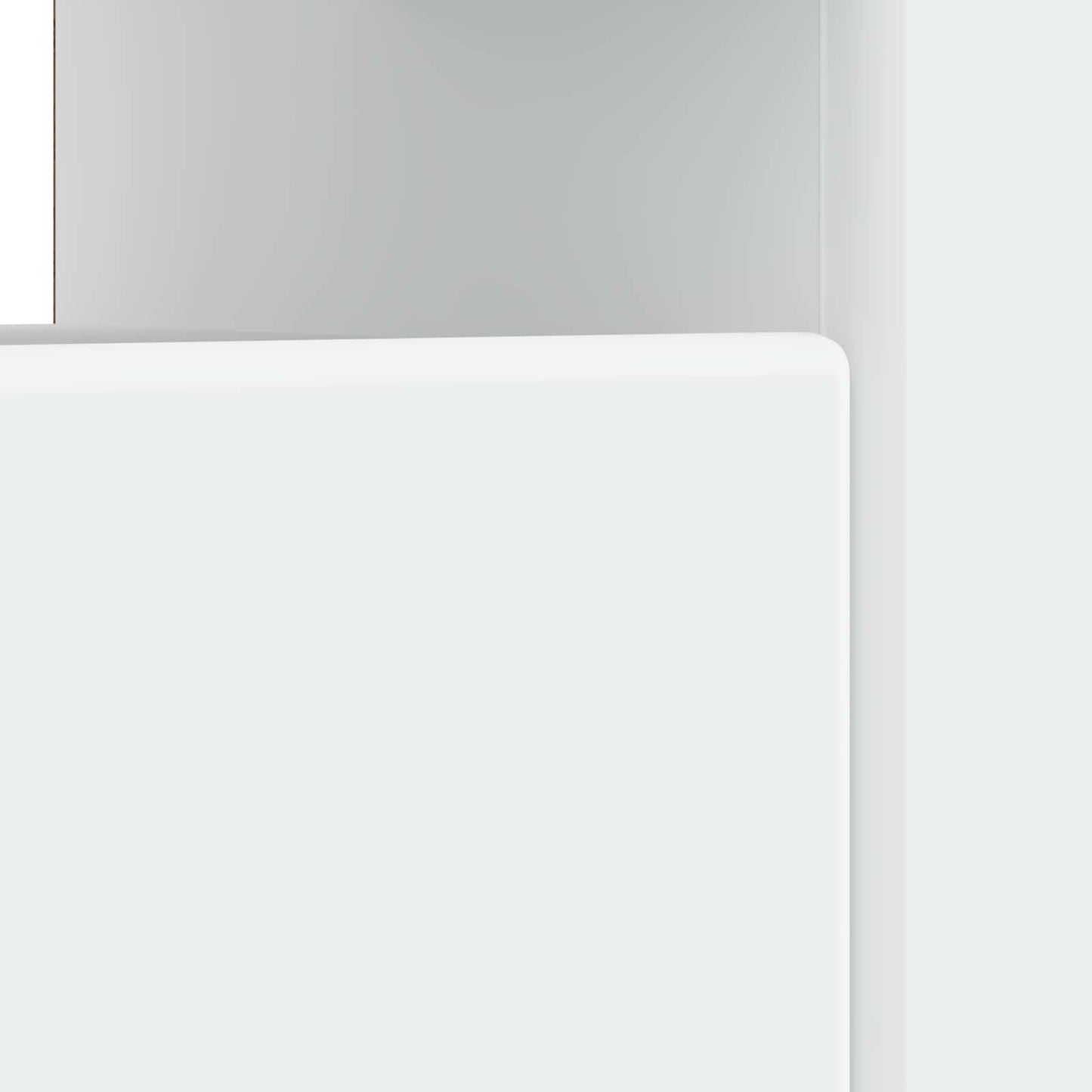 vidaXL LED TV Cabinet White Engineered Wood