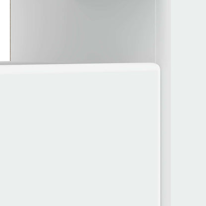vidaXL LED TV Cabinet White Engineered Wood