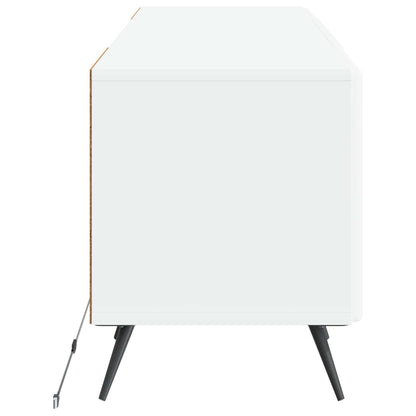 vidaXL LED TV Cabinet White Engineered Wood