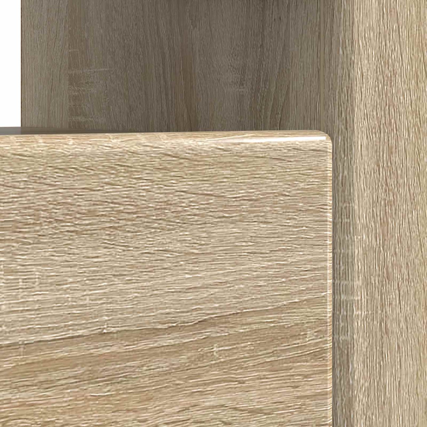 vidaXL LED TV Cabinet Sonoma Oak Engineered Wood