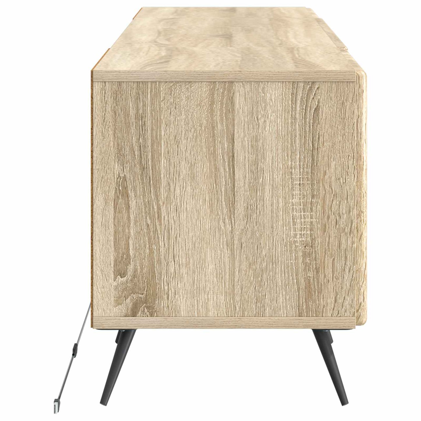 vidaXL LED TV Cabinet Sonoma Oak Engineered Wood