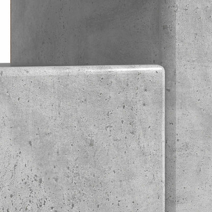 vidaXL LED TV Cabinet Concrete Grey Engineered Wood