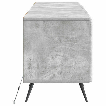 vidaXL LED TV Cabinet Concrete Grey Engineered Wood