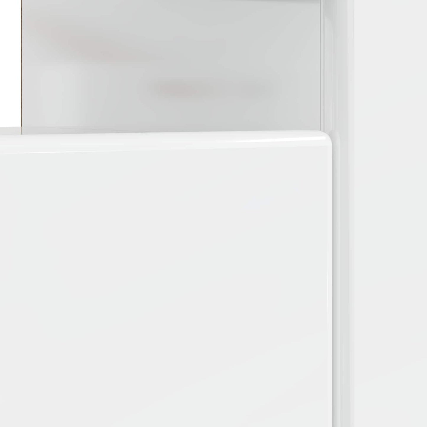 vidaXL LED TV Cabinet High Gloss White Engineered Wood