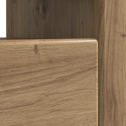 vidaXL LED TV Cabinet Artisan Oak Engineered Wood