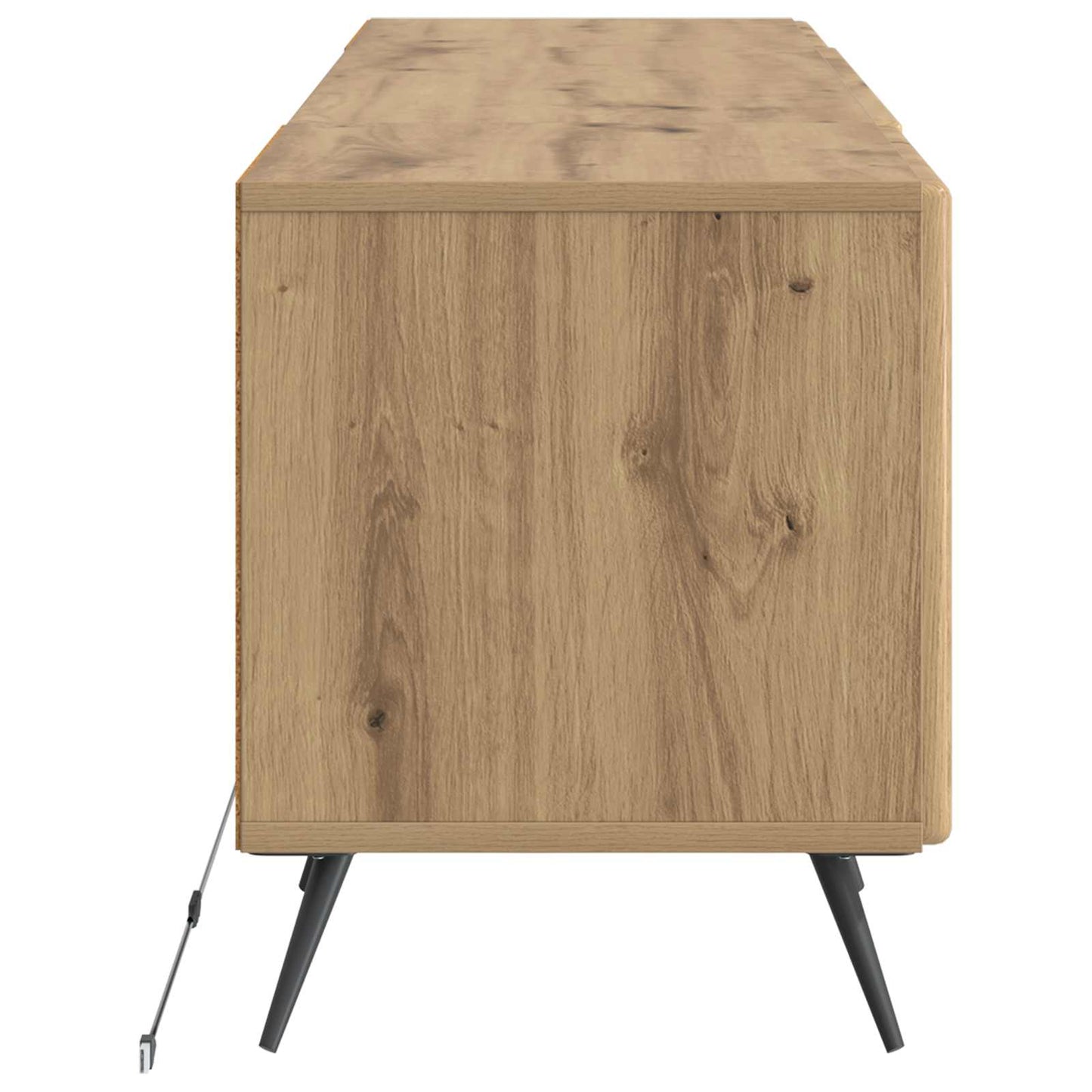 vidaXL LED TV Cabinet Artisan Oak Engineered Wood