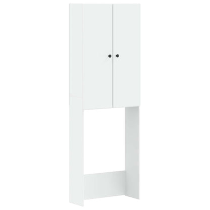 vidaXL Toilet Cabinet BREDA White 66 x 25.5 x 190 cm Engineered Wood
