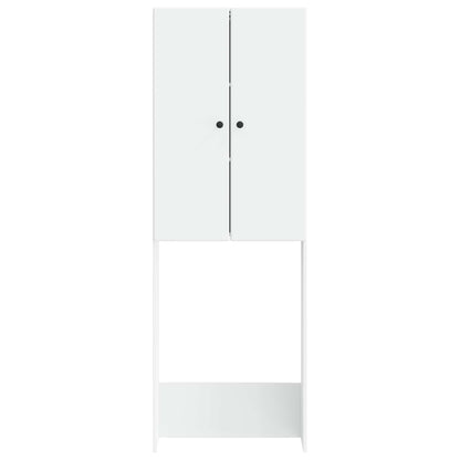vidaXL Toilet Cabinet BREDA White 66 x 25.5 x 190 cm Engineered Wood