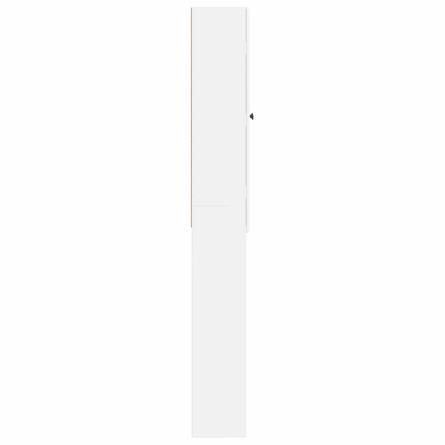 vidaXL Toilet Cabinet BREDA White 66 x 25.5 x 190 cm Engineered Wood