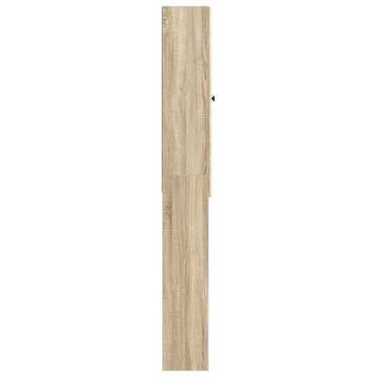 vidaXL Toilet Cabinet BREDA Sonoma Oak 66 x 25.5 x 190 cm