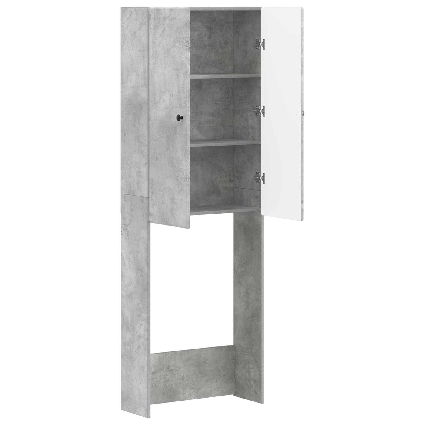 vidaXL Toilet Cabinet BREDA Concrete Grey 66 x 25.5 x 190 cm