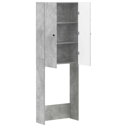 vidaXL Toilet Cabinet BREDA Concrete Grey 66 x 25.5 x 190 cm